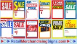 Sales Sgins Tags - 5 x 7 Slotted &#38; Punched